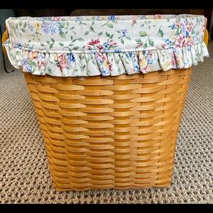 Longaberger Extra Large Oval Waste basket